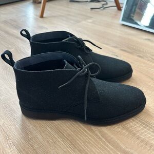 Rothy's Black Lace-Up Chukka Boots